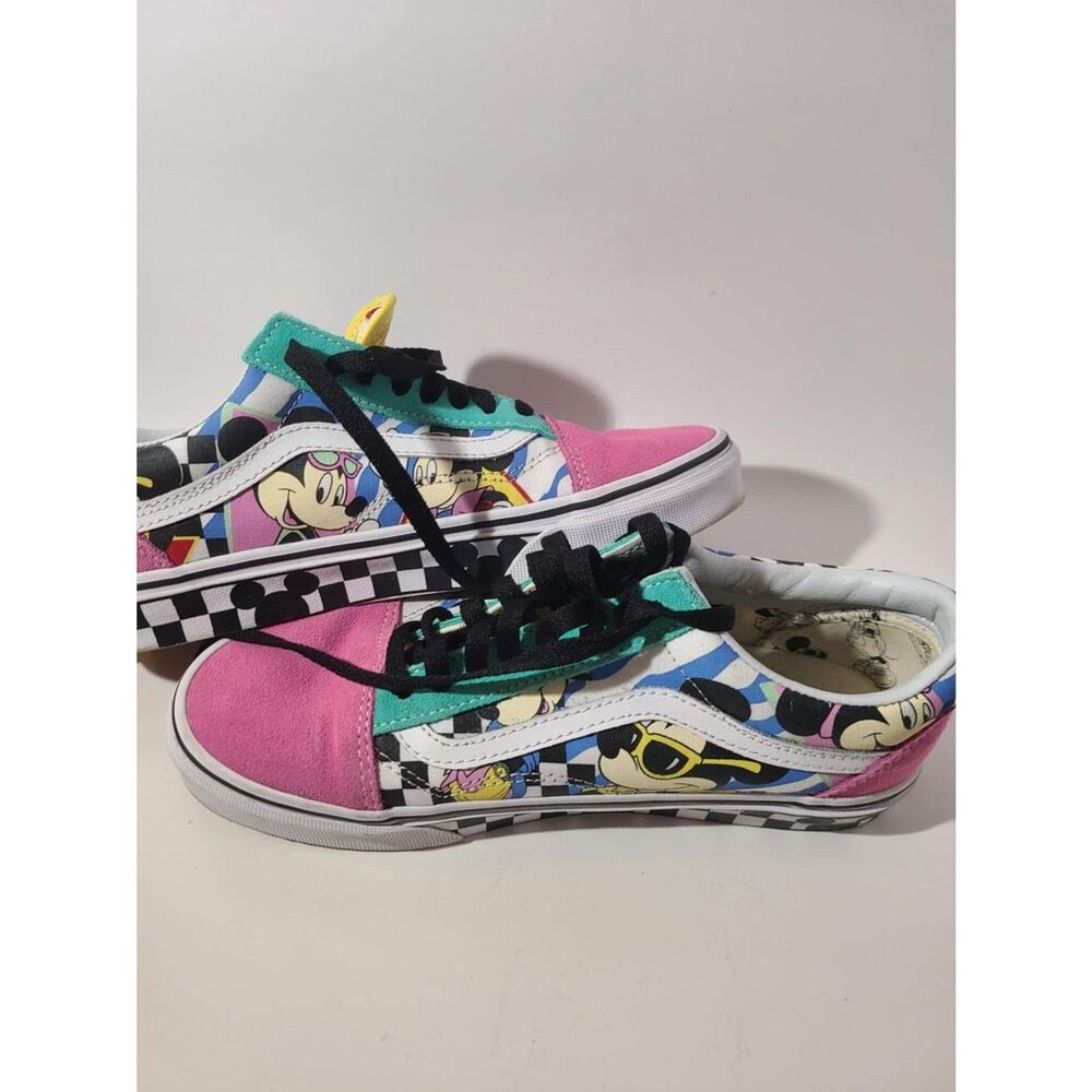 Vans Mickey xDisney Old Skool 80's Lo Top Sneakers Size 7 Men 8.5 Women Stylish